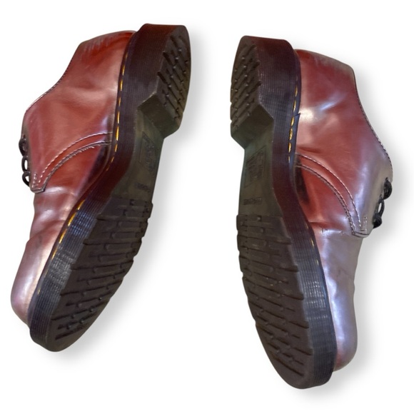 Dr. Martens 1461 Vegan Metallic Chrome Lowtop Lace Industrial Loafer Shoe 7 - Picture 5 of 9